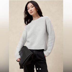 Banana Republic Textured Stitch Crew Neck Sweater